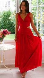 Cherry Dream Dress Red
