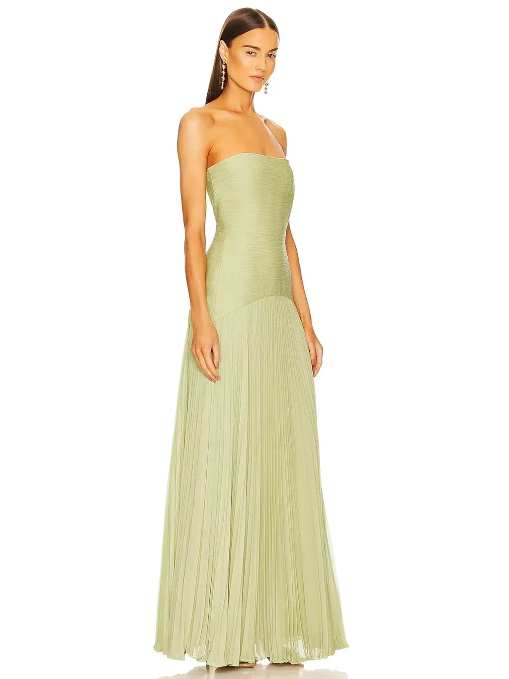 SABRINA SLEEVELESS DROP - WAIST MAXI DRESS