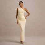 Zuma Assymetrical Dress Yellow