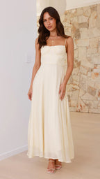Ducasse Maxi Dress Yellow
