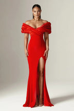 Ruched Bustier Bodycon Formal Dress