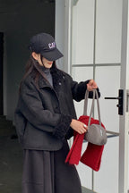 Soft Lapel Reversible Fur Coat