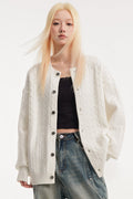 Cable Knit Vintage Cardigan