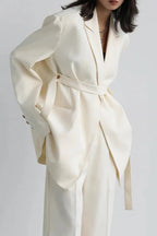 Solid Color Elegant Blazer