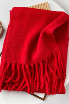 Wool Blend Blush Pink Scarf