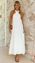 Gardenia Statement Wide Dress Evening Wear Edit
