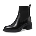 British style stretch slim fit sock boots