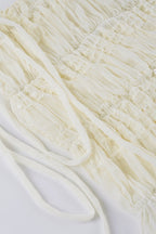Boho Textured Irregular Tulip Shorts