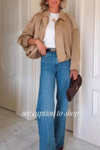 Jacket casual oversized long sleeve fashionable street style jacket