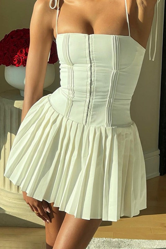 French Style ALine Mini Work Dress