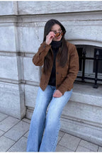 Vintage Suede Pocket Jacket