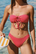 Bold Stripe Bikini Set