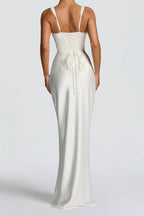 Solid Color Slim Elegant Chic Prom Dress