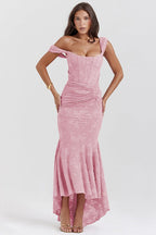 Bardot Mermaid Slip Dress
