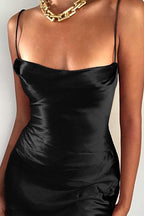Satin Cami Bodycon Elegant Silk Dress