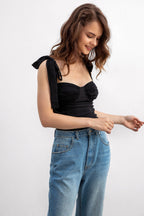Breezy Days Black Tank Top