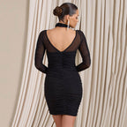 Georgina Short Dress Black