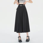 Casual Pleated Skirt