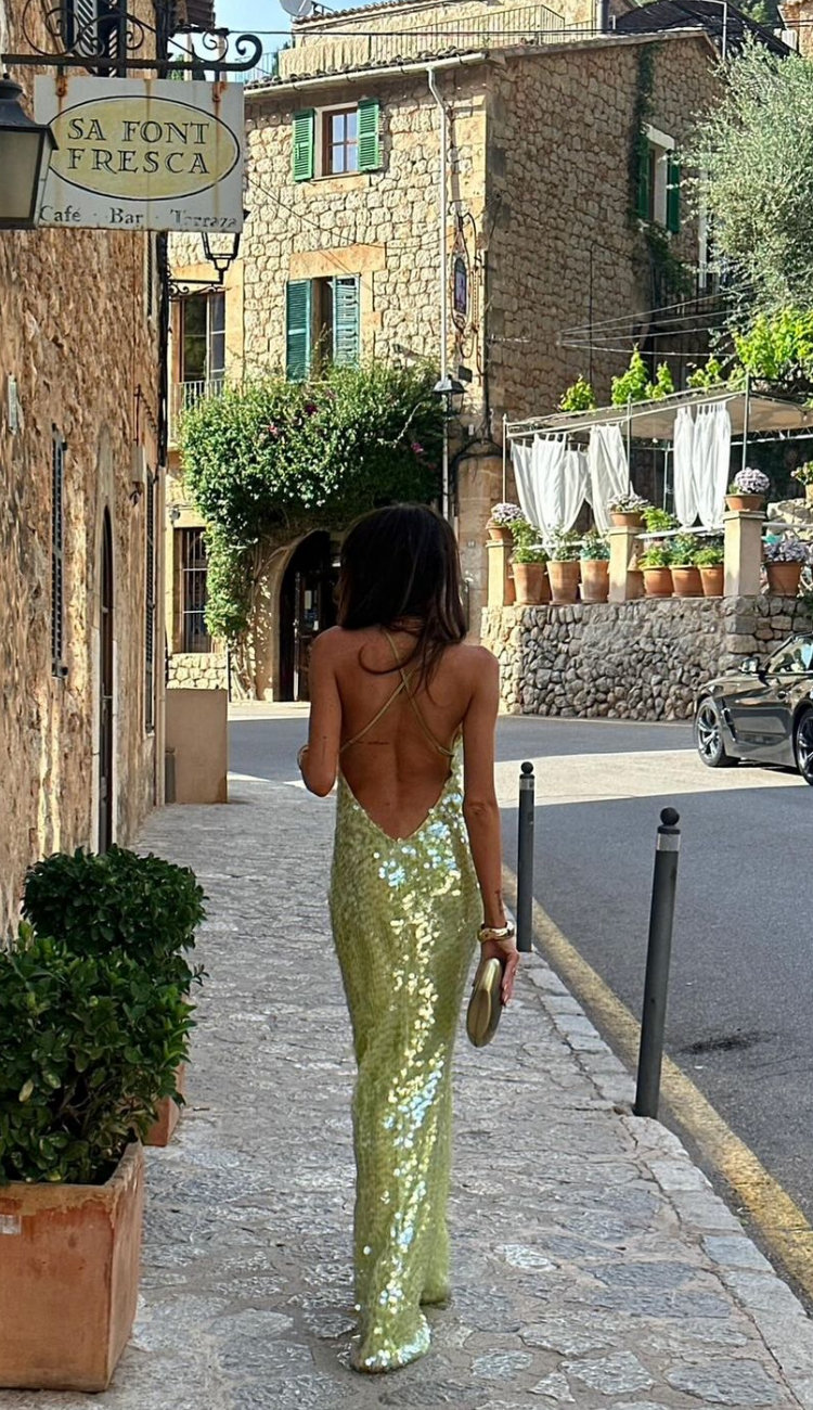 Kendal Sequins Maxi Dress
