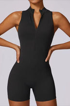 Buttery Soft Backless Zipper Butt Lifting Cutout Jumpsuit
