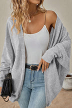 Autumn-Winter New Solid Color Midi Knit Cardigan