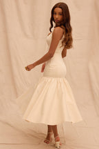 Amore Dropped Waist Midi Dress