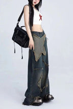 Vintage Star Wide Leg Jeans