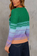 Colorblock Pullover Sweater