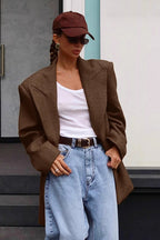 French Silhouette Relaxed Fit Blazer
