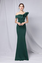 Off Shoulder Mermaid Maxi Party Dress