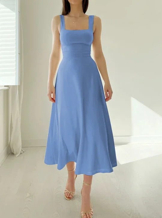 Graciela Minimalist Stylish Midi Dress Designer Edit