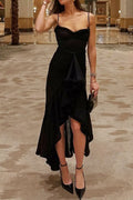 Spaghetti Strap Long Party Dress