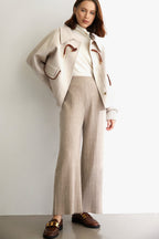 Fulvio Beige Premium Wool Single Breast Coat