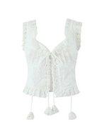 Shams Lace-Up Top