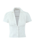 Rachell Shirt Blouse & Skirt Set