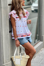 Nice White Argyle Shirt