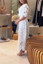 Floral cutout two-piece set