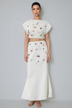 Gavrin Shell Diamond Top Midi Dress Set