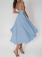 Amarante Statement Spaghetti Dress Chic Silhouette Collection