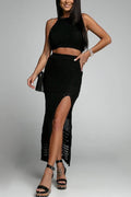 Slim Fit Straight Beach Dress Set