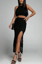 Slim Fit Straight Beach Dress Set