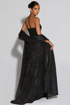Sequin Slip Evening Gown Prom Dress