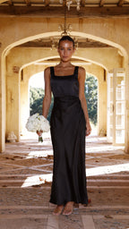 Carmen Chic Maxi Dress Black Boutique Collection