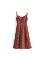 Vintage Muse Polka Dot Long Dress