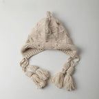 Faux Fur Pom Pom Knit Hat