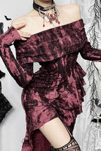 Sexy Bardot Gothic Dress
