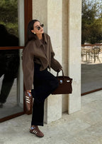 Timeless Woolen Lapel Jacket – Fall & Winter Essential