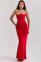 Persephone Off Shoulder Bustier Dress