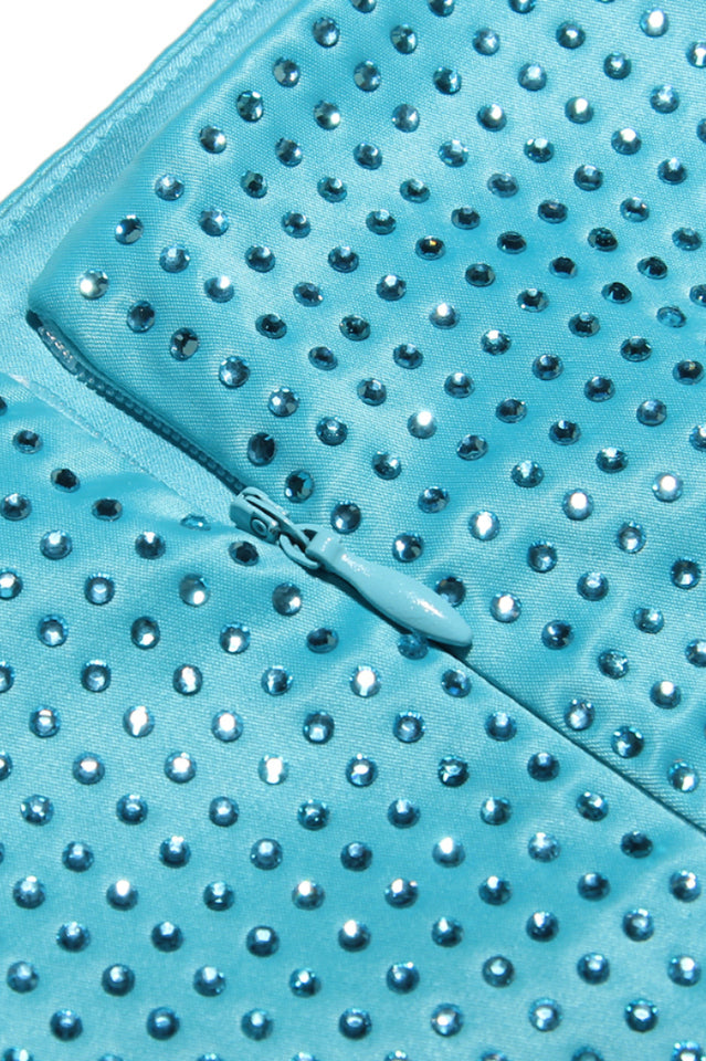Cleo Aqua Top + Skirt Set