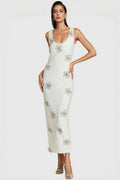 Kimb Floral Diamonds Maxi Dress